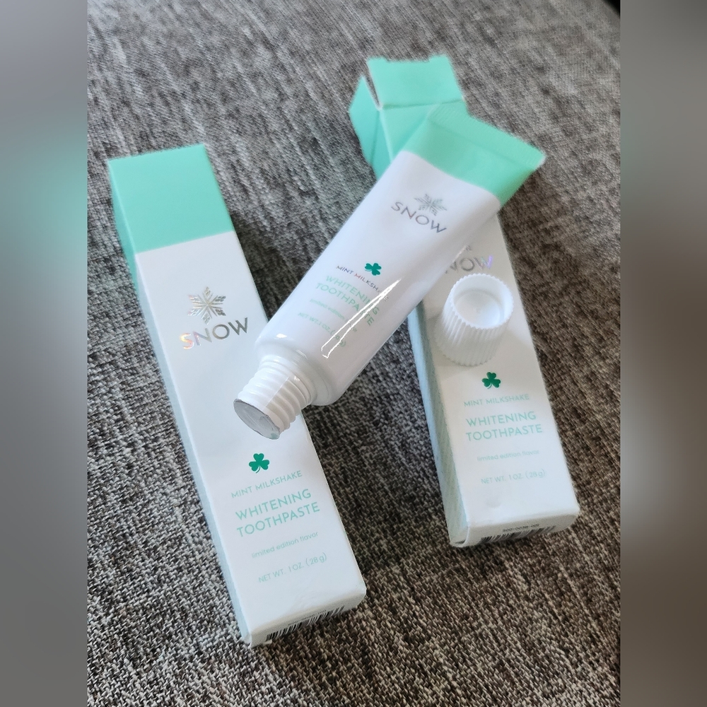 Limited edition Mint milkshake Snow whitening toothpaste